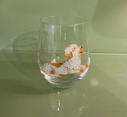 Hand-painted Dog Glasses