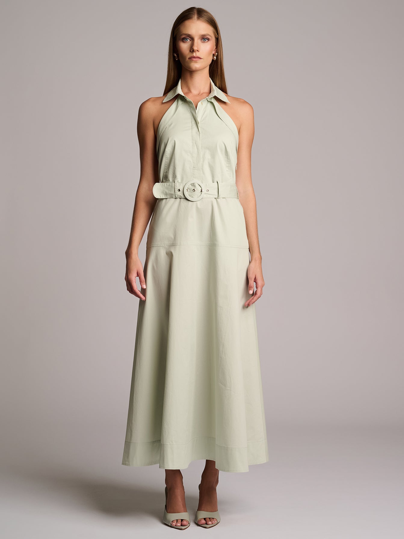 ELOISE DRESS  - PISTACHIO