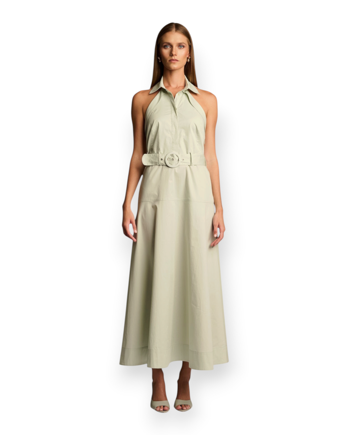 ELOISE DRESS  - PISTACHIO