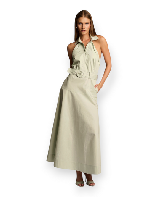 ELOISE DRESS  - PISTACHIO