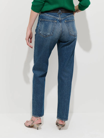 Jane Mid Rise Straight Jean