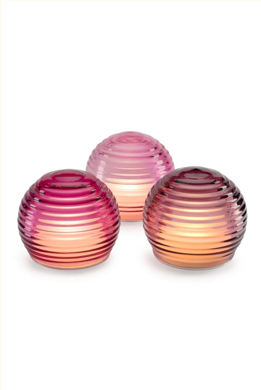 Curved Glass Portable Table Light