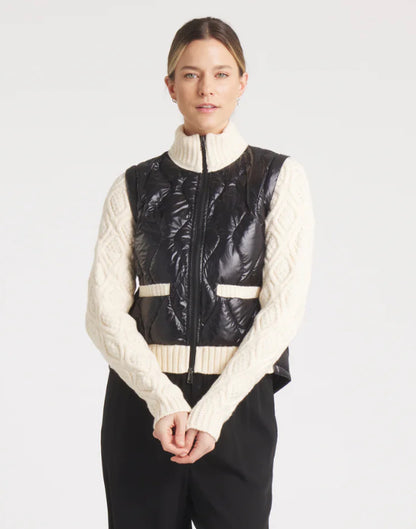 The Hyde Quilted Down Wool Jacket