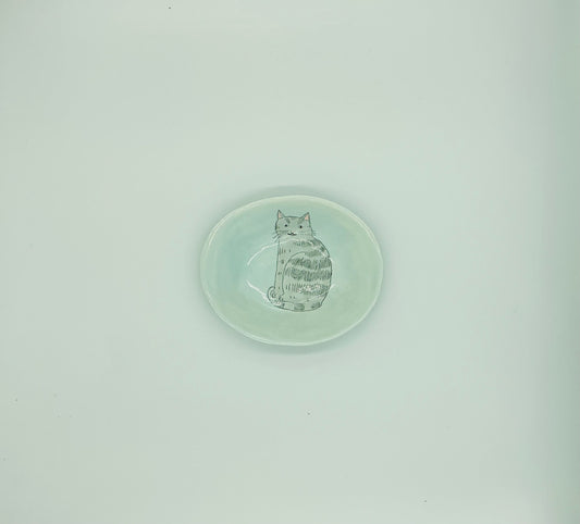 Oval Cat Dish