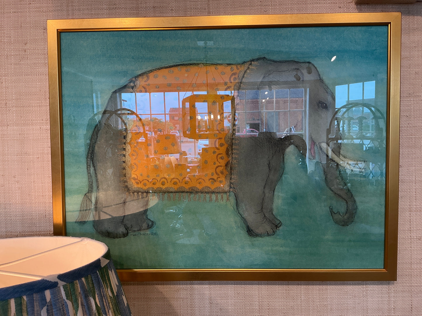 Mary Maguire Elephant in Ceremonial Robe