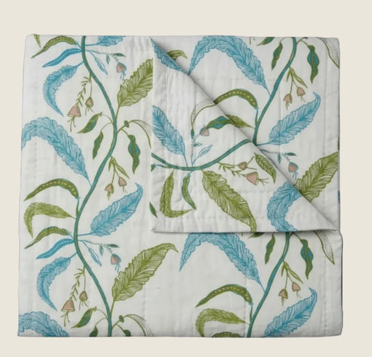 Tuileries Foliage King Quilt
