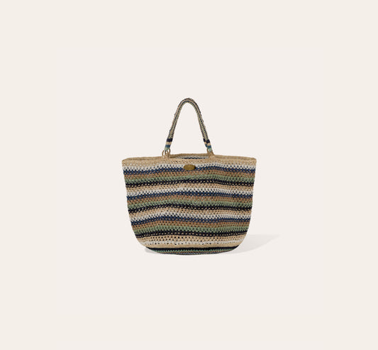 Bambou Cabas Bag XL Raffia