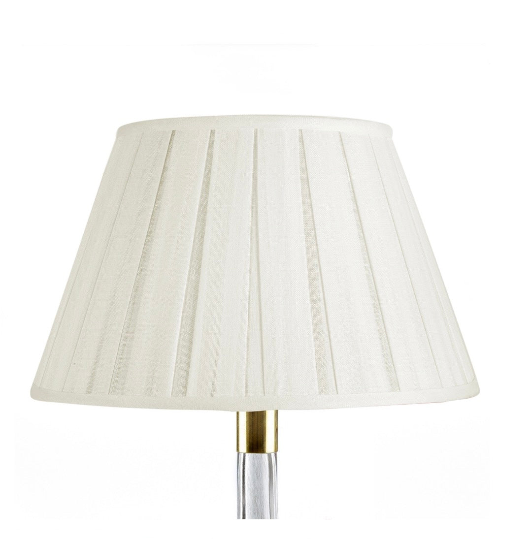 Round Box Pleat Lampshade 16”