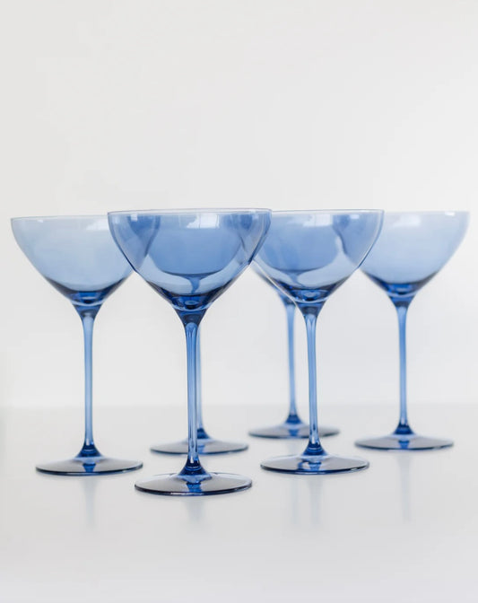 Estelle Colored Martini Glass - Set of 6