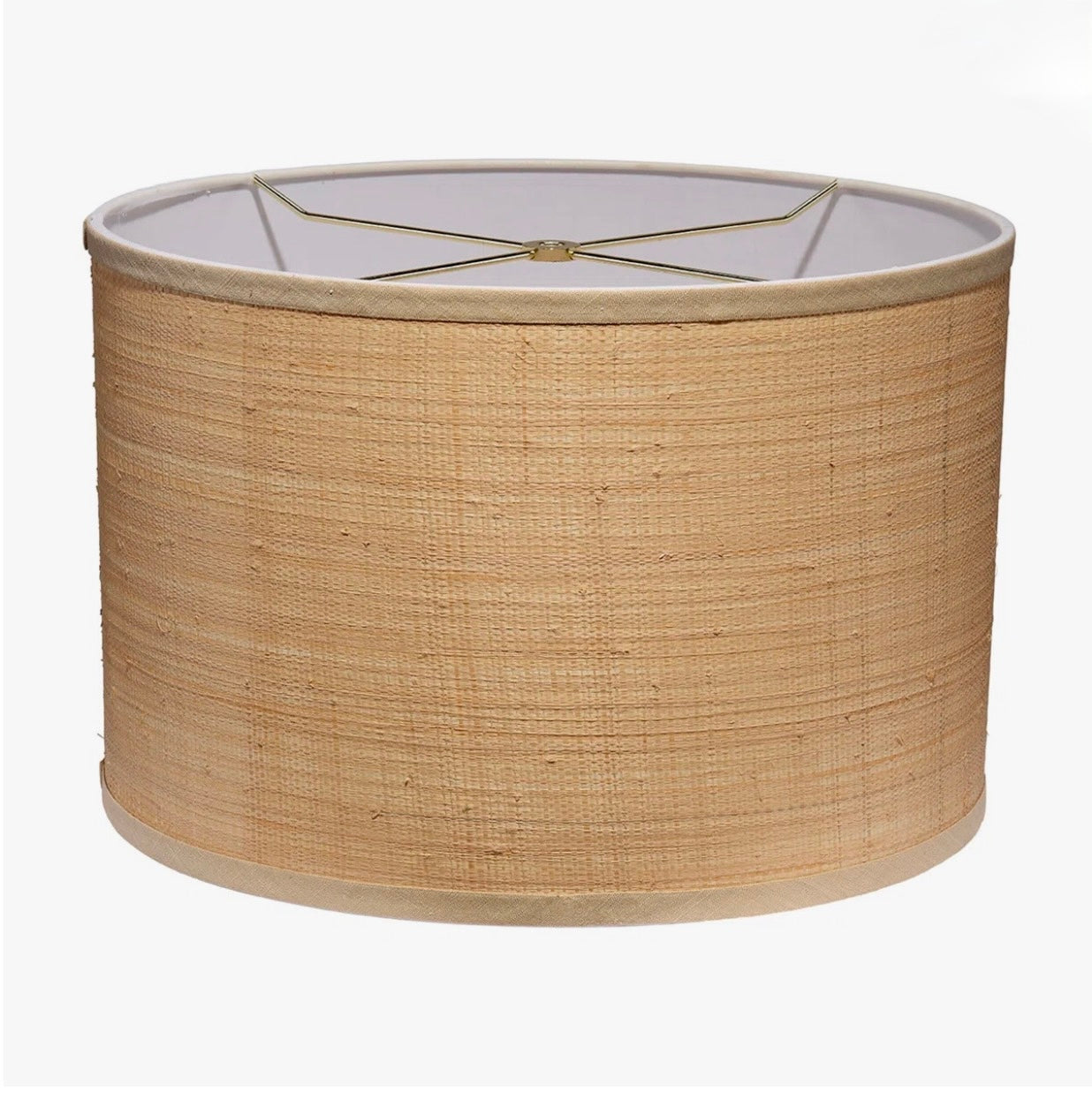 Medium Raffia Drum Shade