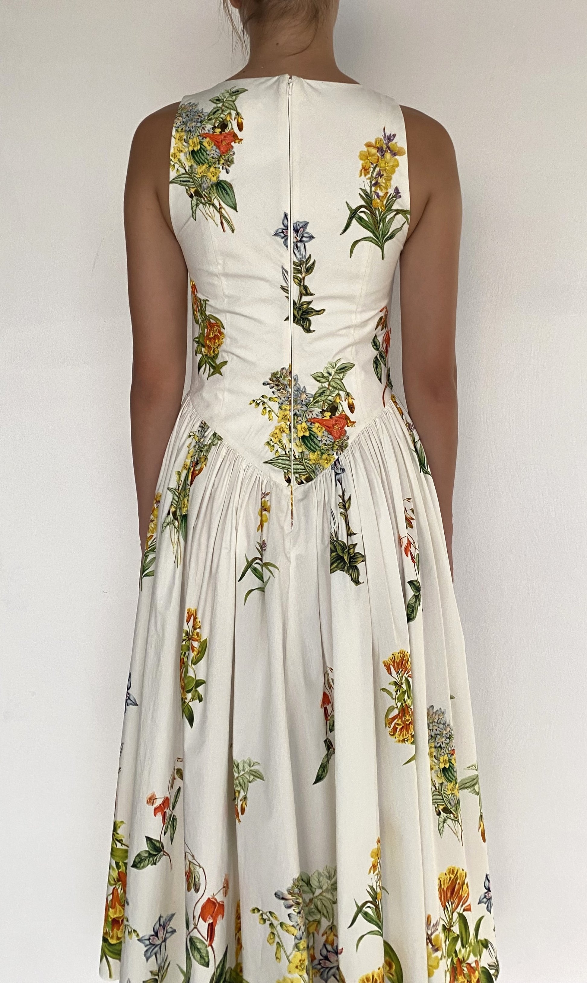 BOAT NECK MIDI DRESS