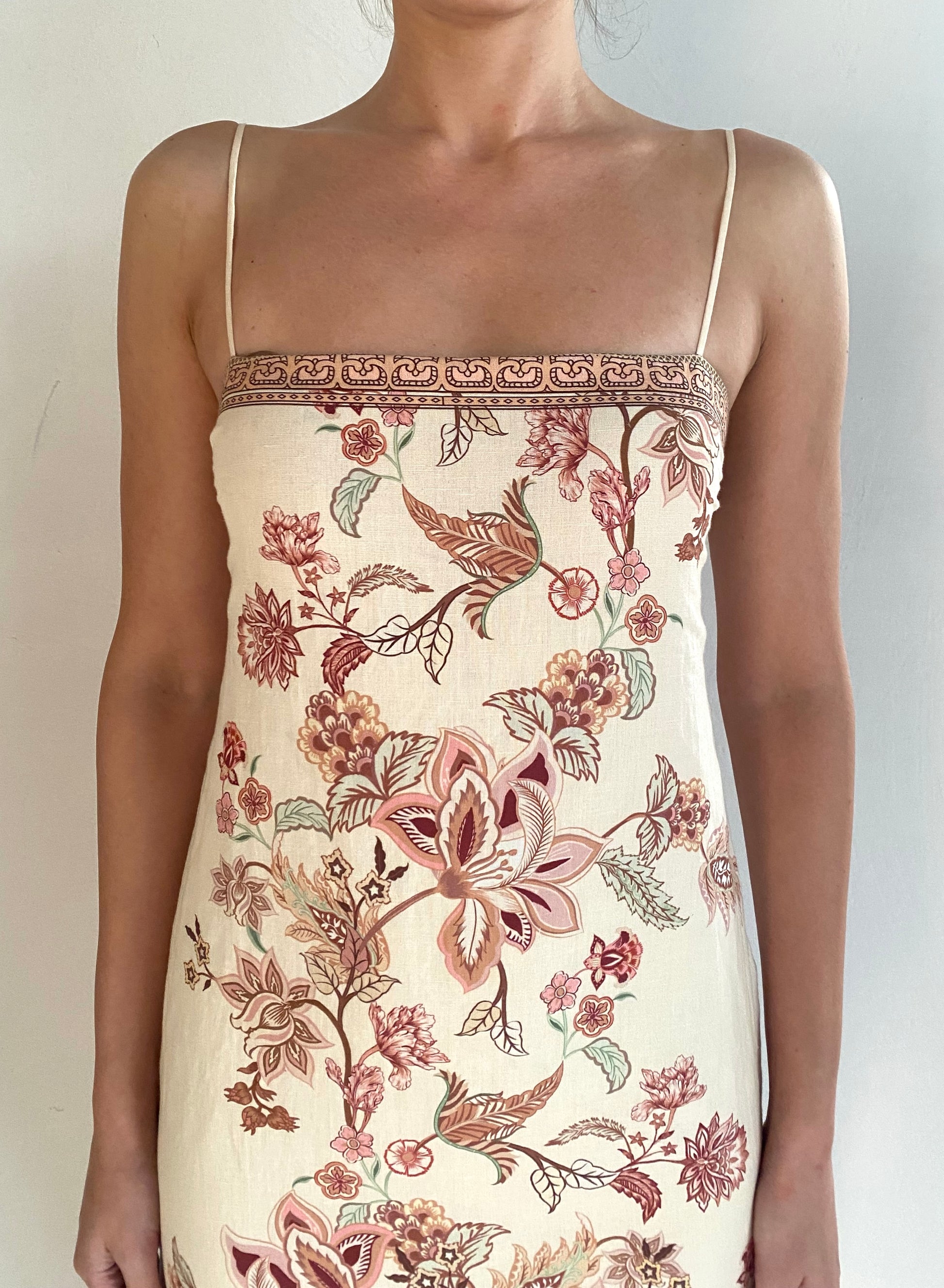 STRAPPY MIDI DRESS