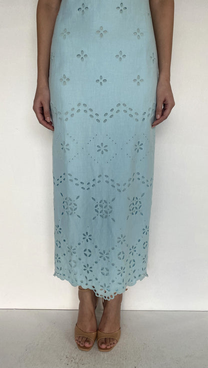 STRAPPY MIDI DRESS