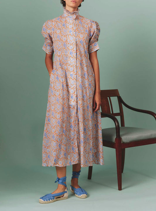 Venetia Parrot Print Arancio/ Lavender