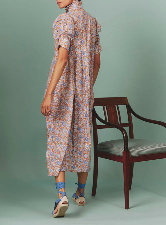 Venetia Parrot Print Arancio/ Lavender