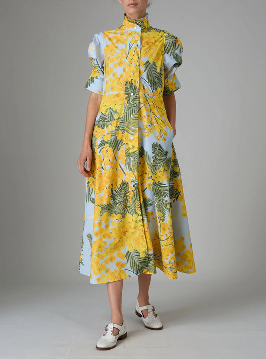 Venetia Dress Storm Blue