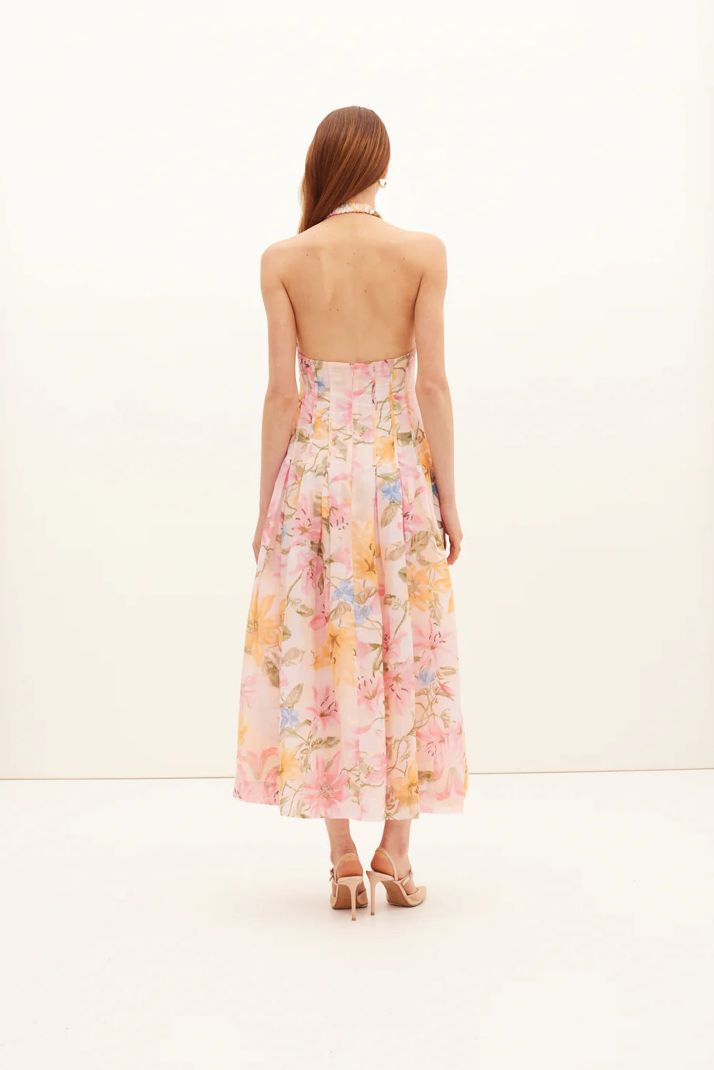 Gladioli Halter Gown