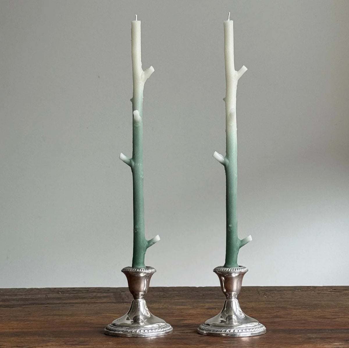 Maple stick candles Ombré - pair
