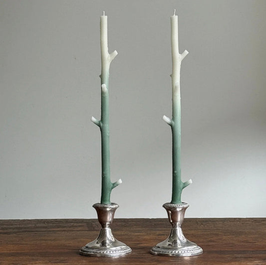 Maple stick candles Ombré - pair