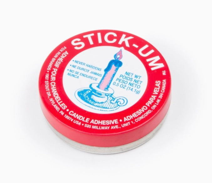 Stick-Um candle adhesive