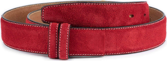 Suede Leather Belt Strap