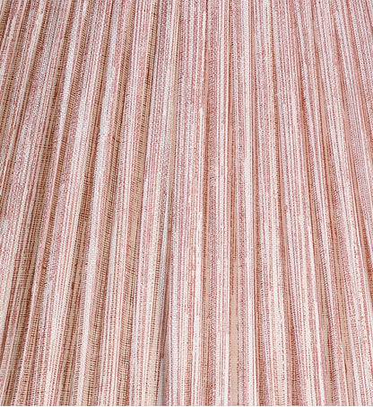 Pink Strie Round Lampshade