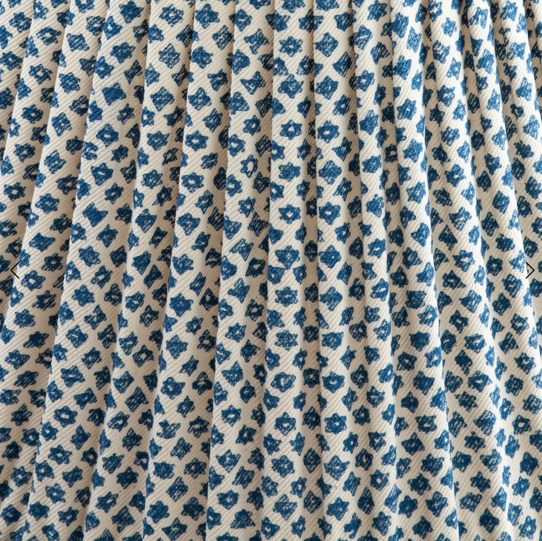 Blue Marden Round Lampshade