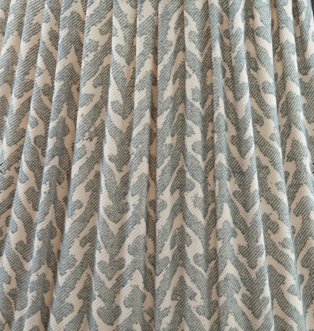 Light Blue Rabanna Round Lampshade