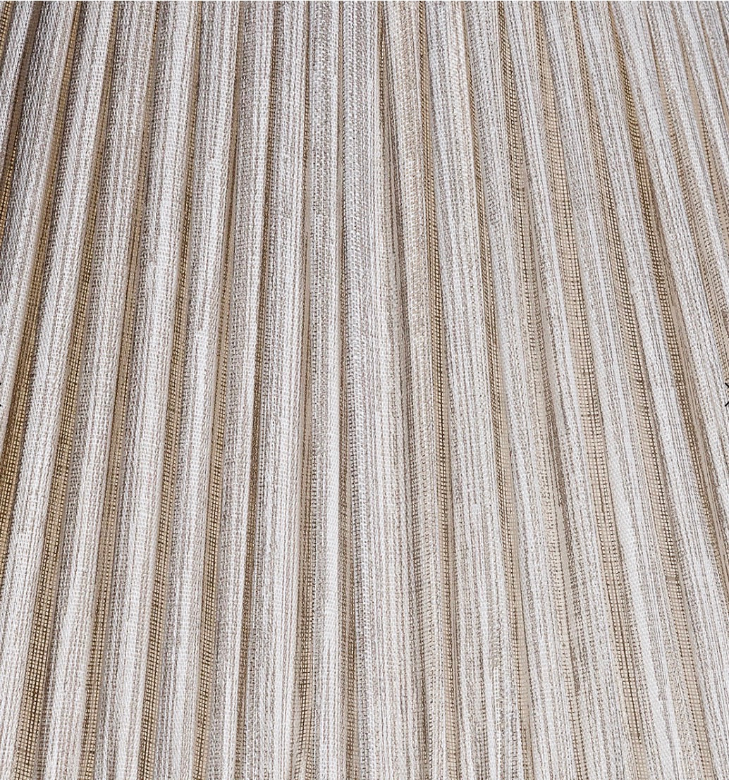 Grey Strie Round Lampshade