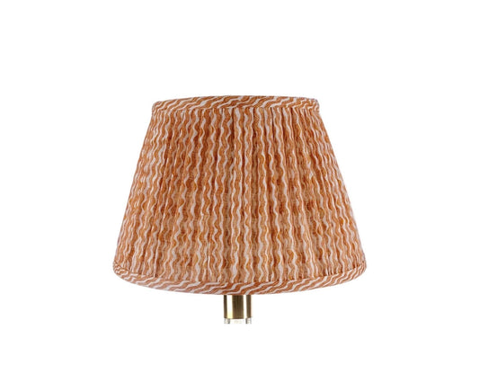 Orange Popple Round Lampshade