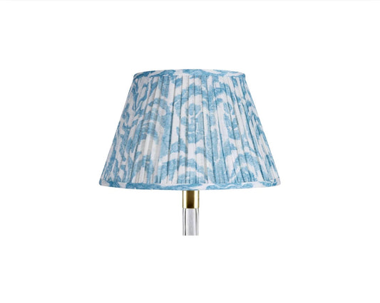 Blue Marlborough Round Lampshade