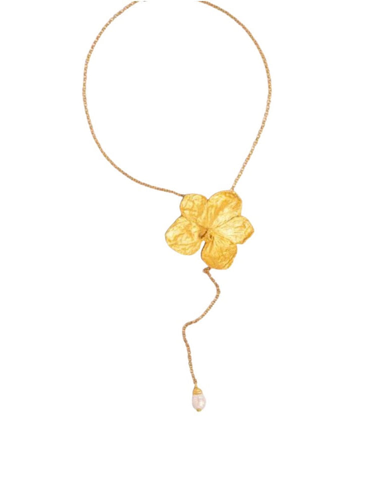 Single Orchid Necklace