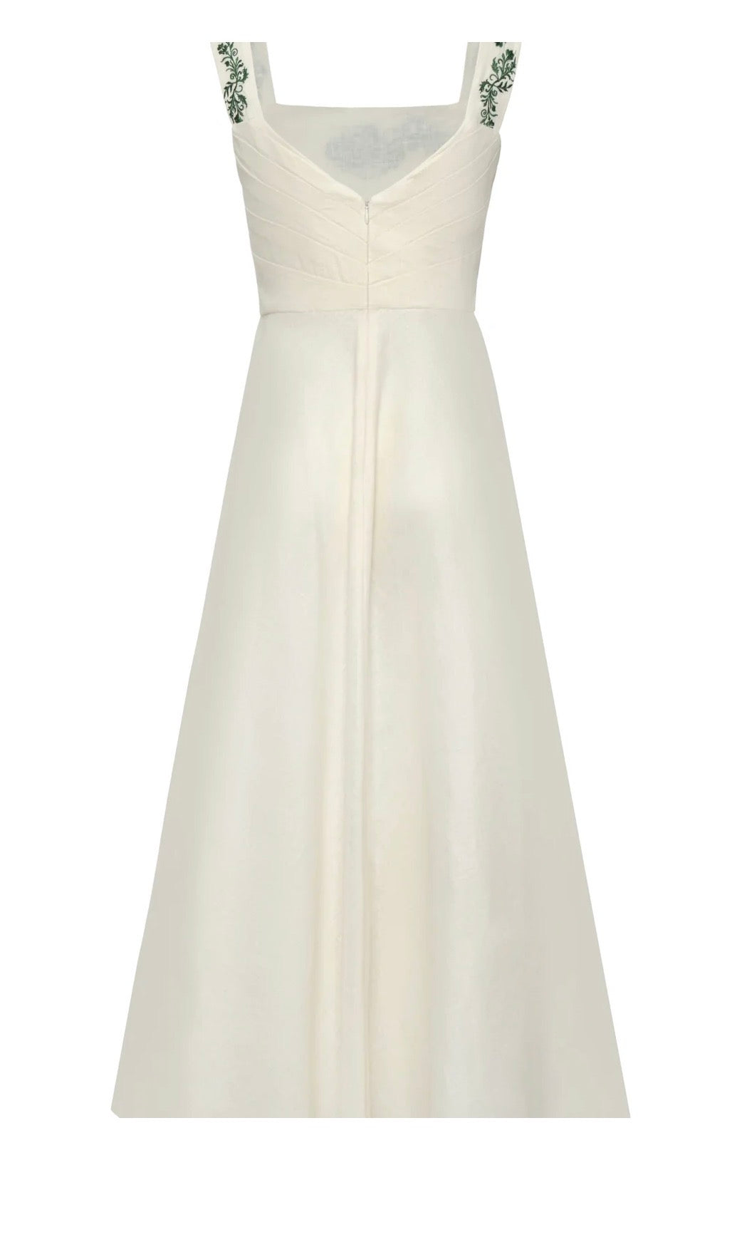 Noelia Embroidered Linen Dress