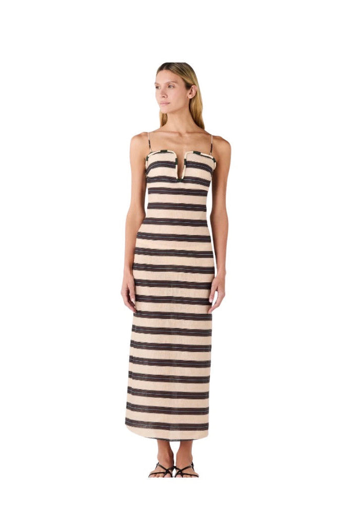 Antonia Linen Midi Dress