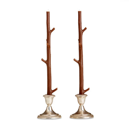 Stick candles maple - pair