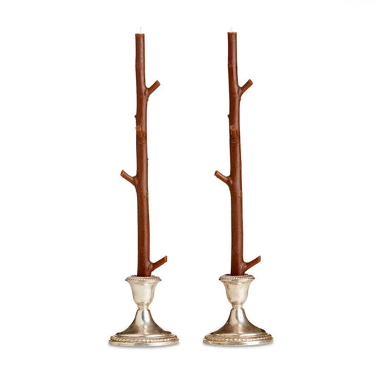 Stick candles maple - pair