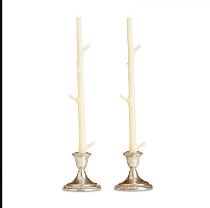 Stick candles maple - pair