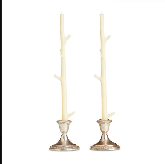 Stick candles maple - pair