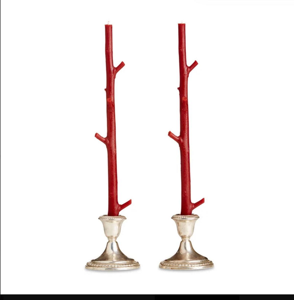 Stick candles maple - pair