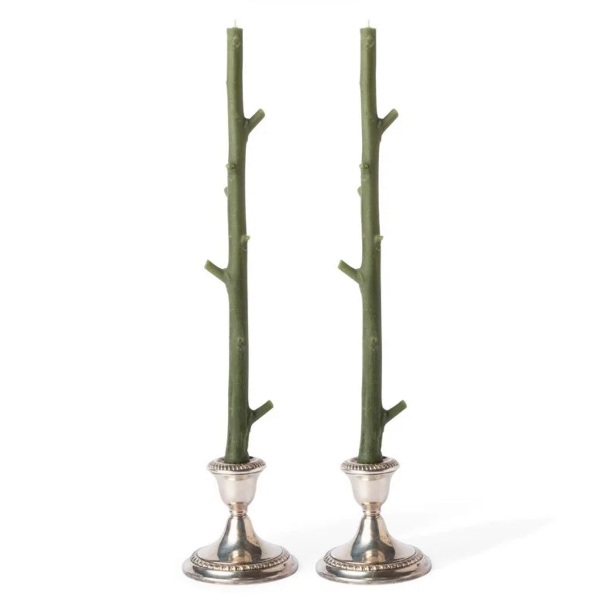 Stick candles maple - pair