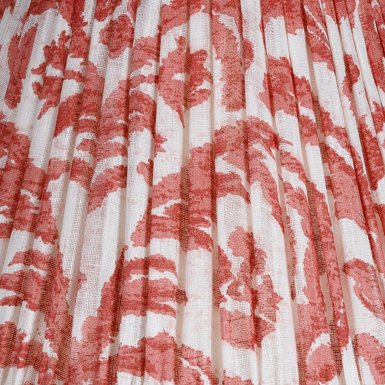 Red Marlborough Round Lampshade