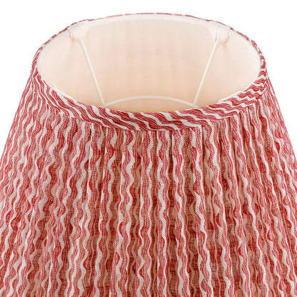 Red Popple Round Lampshade