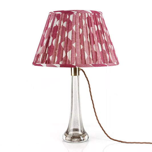 Fuchsia Whittle Round Lampshade