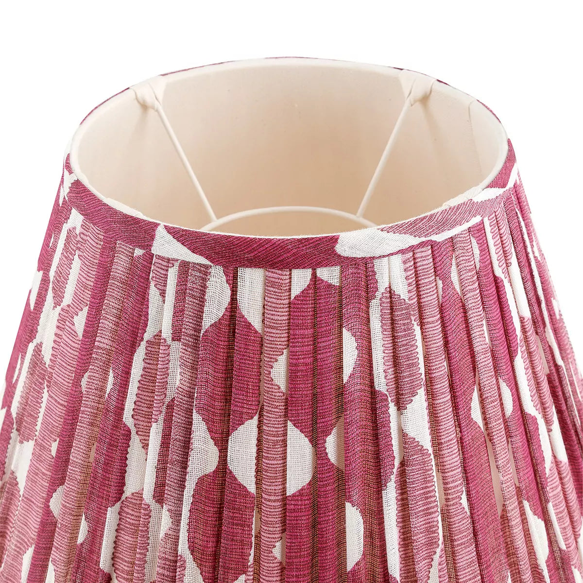Fuchsia Whittle Round Lampshade