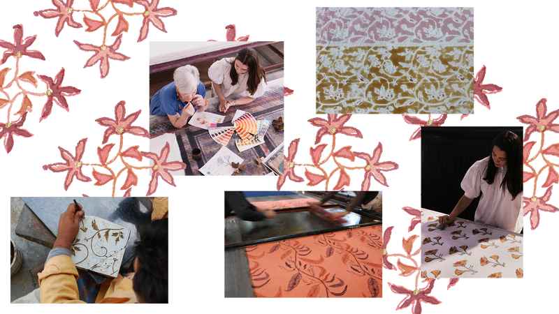 Blockprinting workshop with Olivia from Maison Venu
