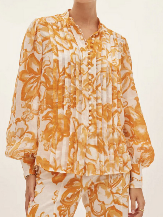 Amarillo Buttoned Blouse