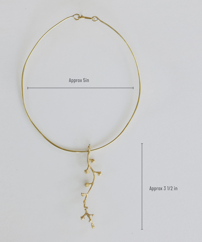Branch Bronze Necklace