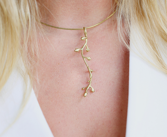 Branch Bronze Necklace