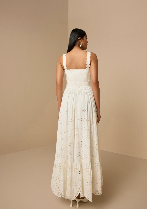 Adya Long Dress with Belt