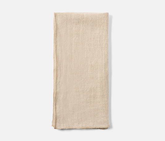 Derren Oatmeal Linen Napkins - Set of 4
